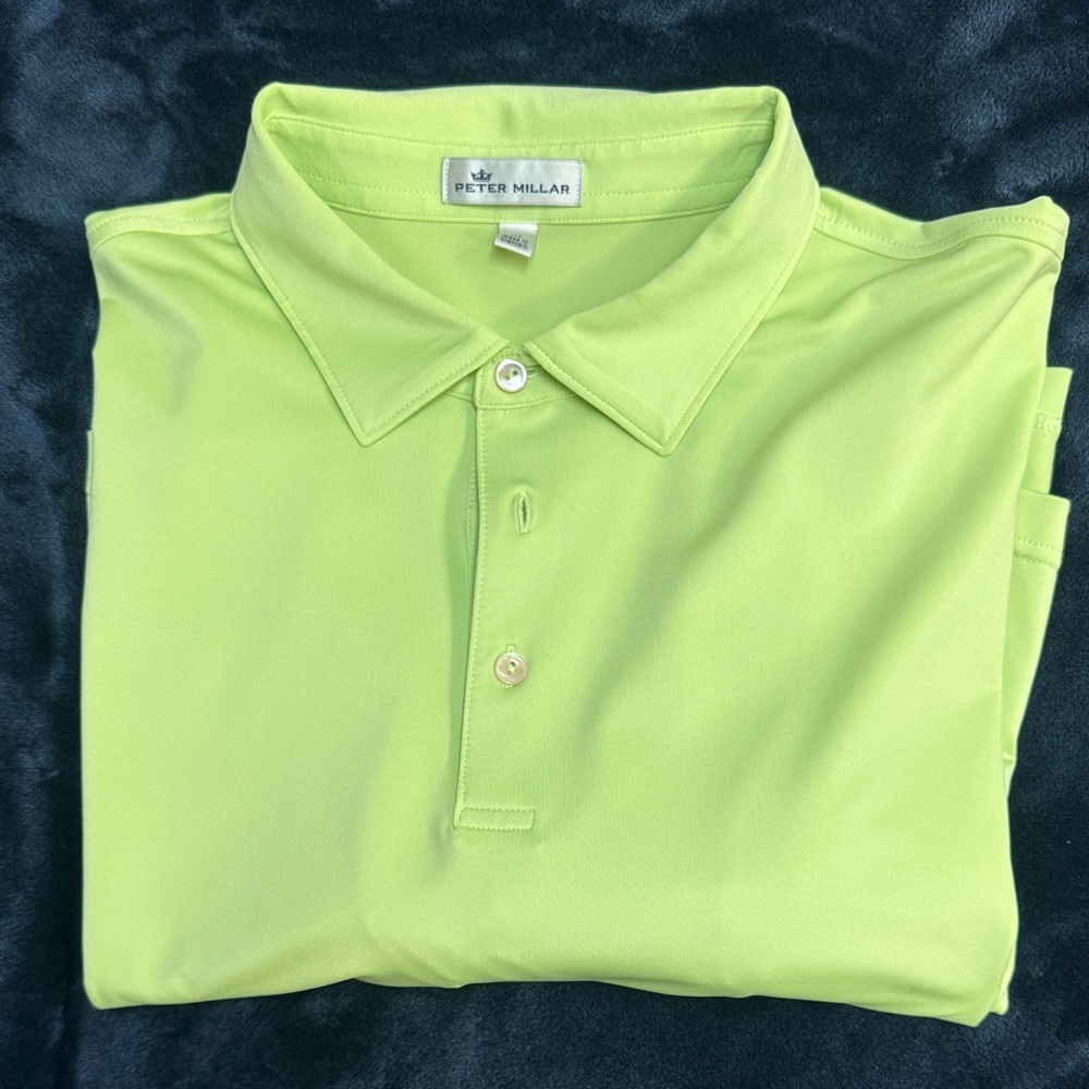 Peter Millar Men's Lime Polo Shirt